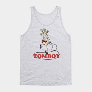 Tomboy - Vintage Styled Illustration Art Tank Top